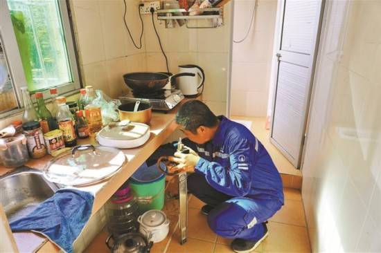 深圳市光明根竹园社区管道天然气集中点火
